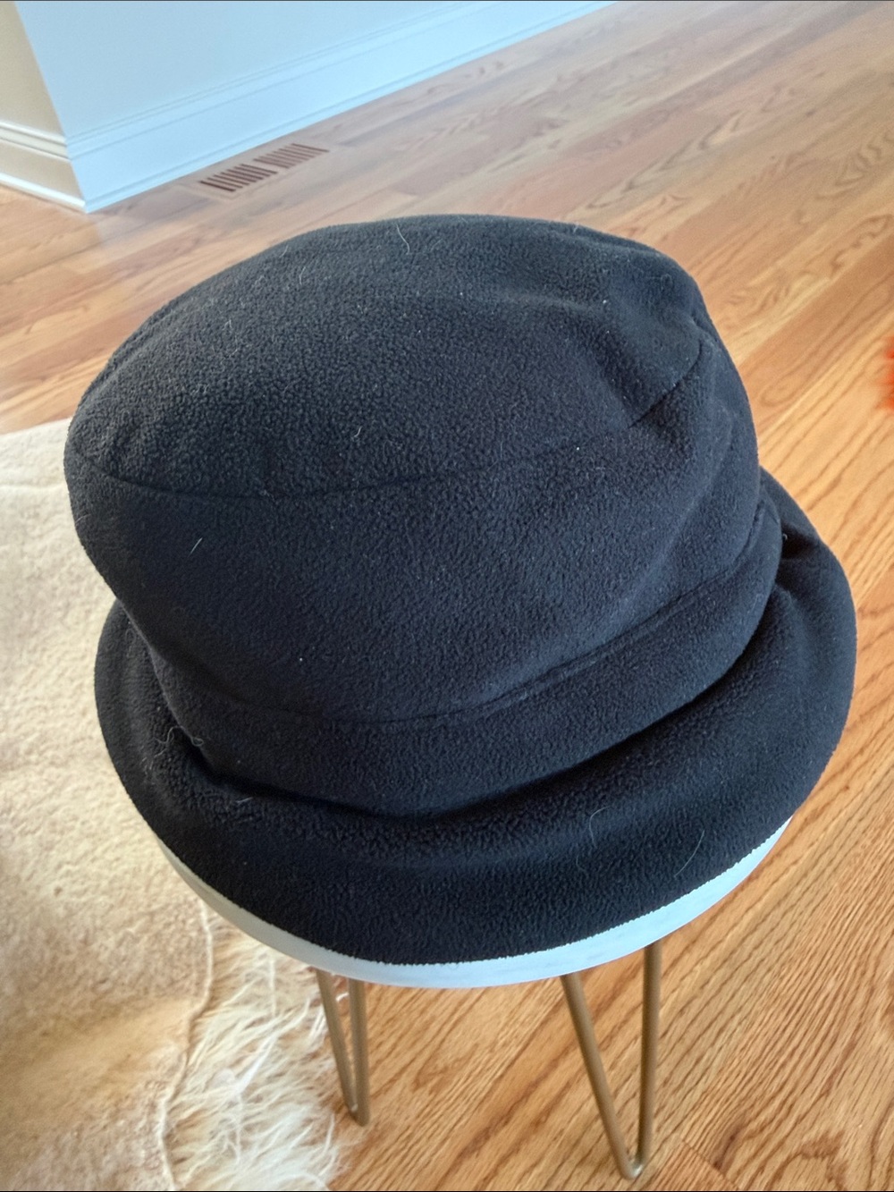 Merona Black Fleece Bucket Hat